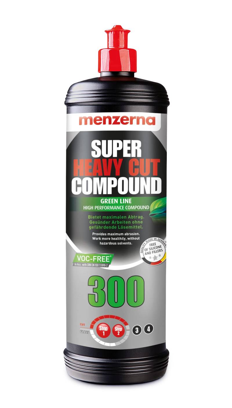 Menzerna Super Heavy Cut Compound 300 Green Line VOC-Free 1,0 kg von menzerna