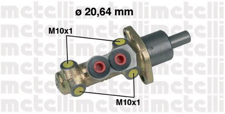 METELLI 05-0207 Hauptbremszylinder und Reparaturteile von metelligroup