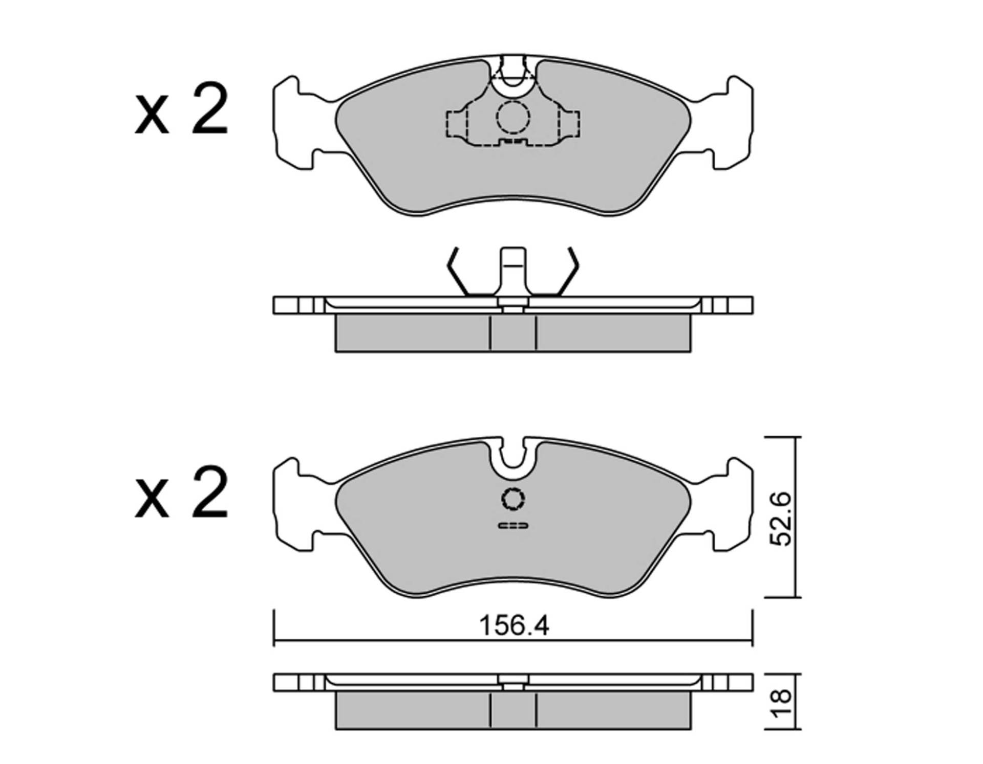 metelligroup 22-0117-0 - Made in Italy - Bremsbeläge von metelligroup