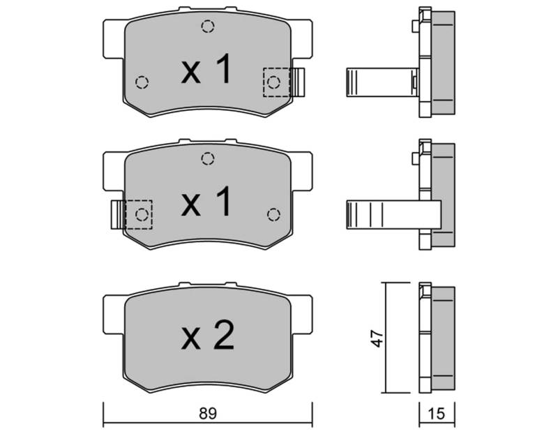 metelligroup 22-0173-0 Bremsbeläge, Made in Italy, Ersatzteile für Autos, ECE R90-zertifiziert, Kupferfrei von metelligroup