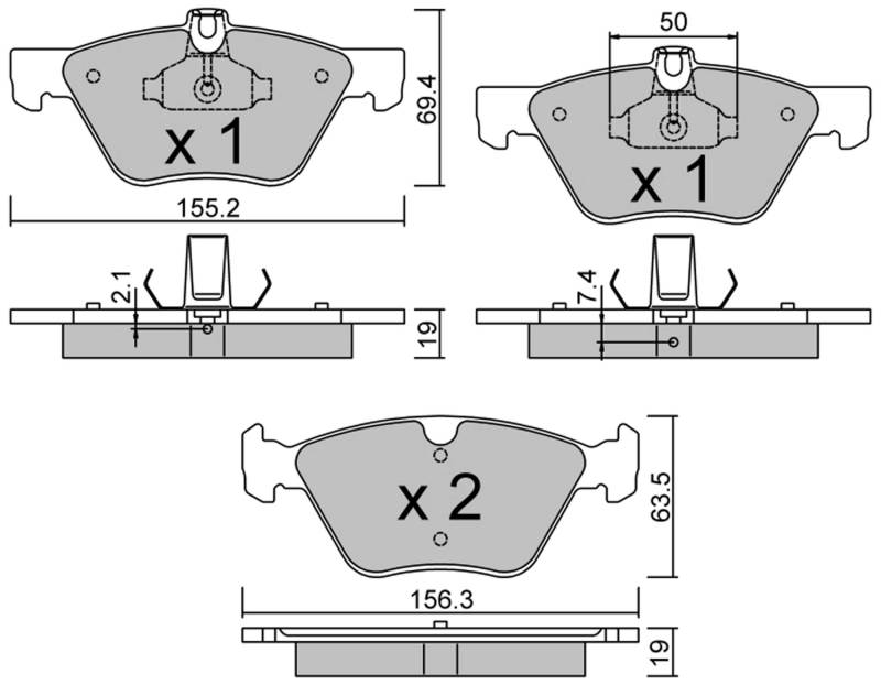 metelligroup 22-0252-1 - Made in Italy - Bremsbeläge von metelligroup