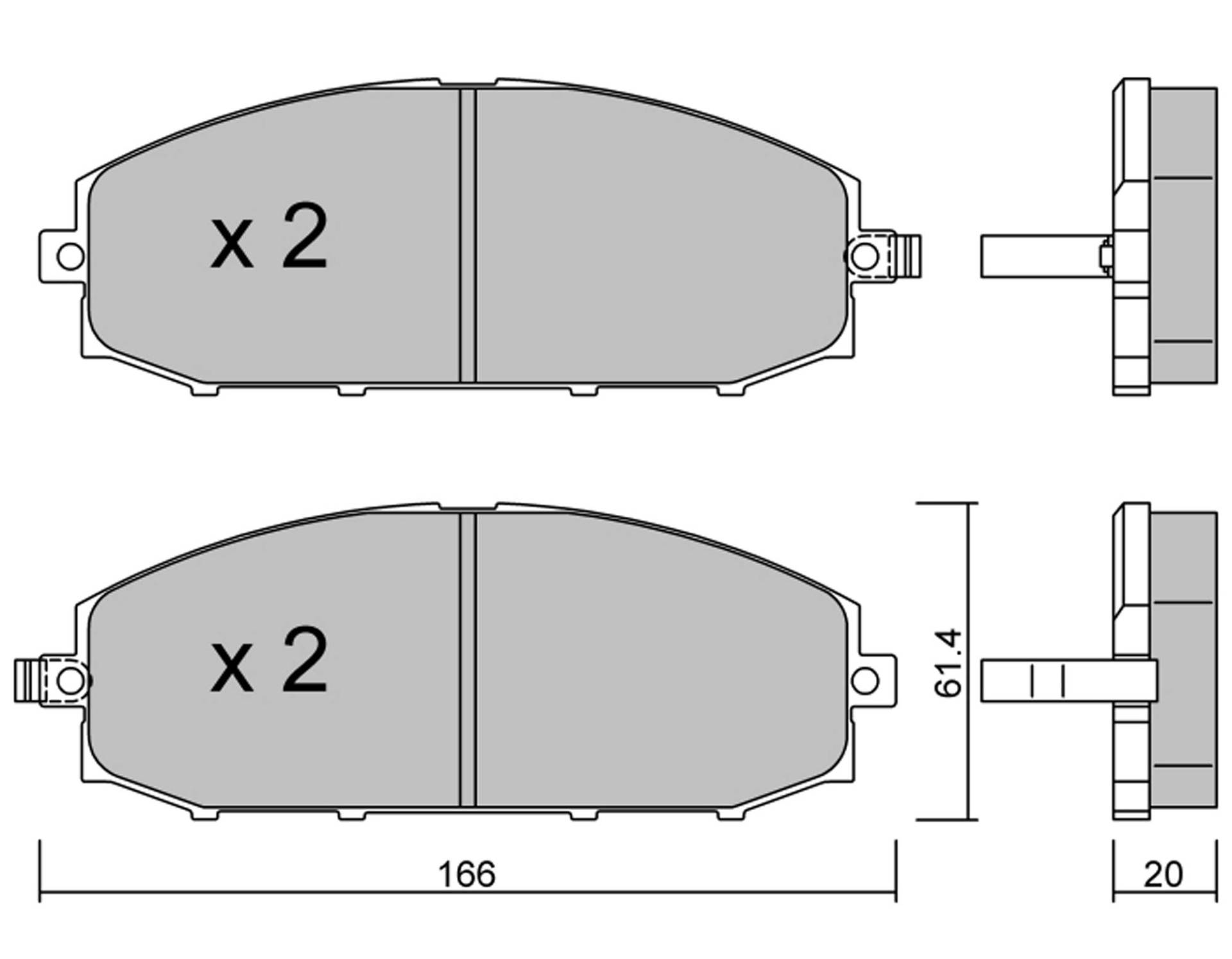 metelligroup 22-0407-0 - Bremsbeläge von metelligroup