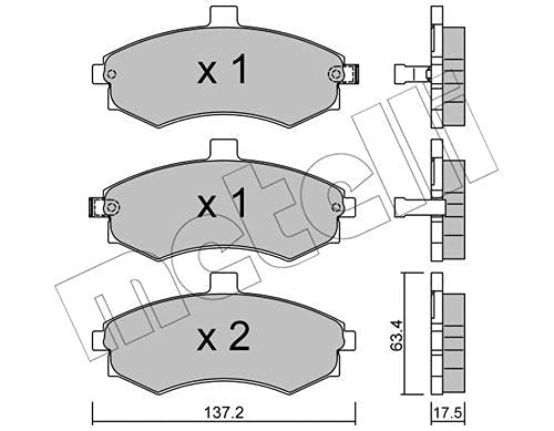 metelligroup 22-0504-0 - Bremsbeläge von metelligroup