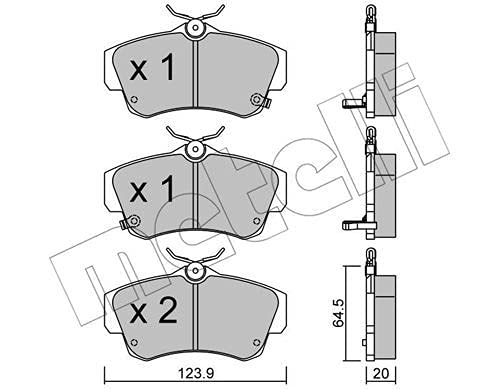 metelligroup 22-0521-0 - Bremsbeläge von metelligroup