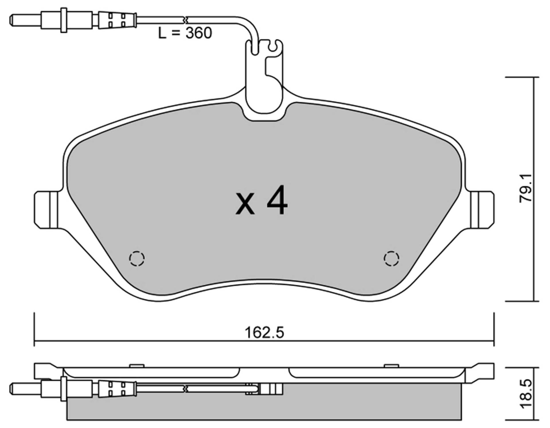 metelligroup 22-0601-0 - Made in Italy - Bremsbeläge von metelligroup