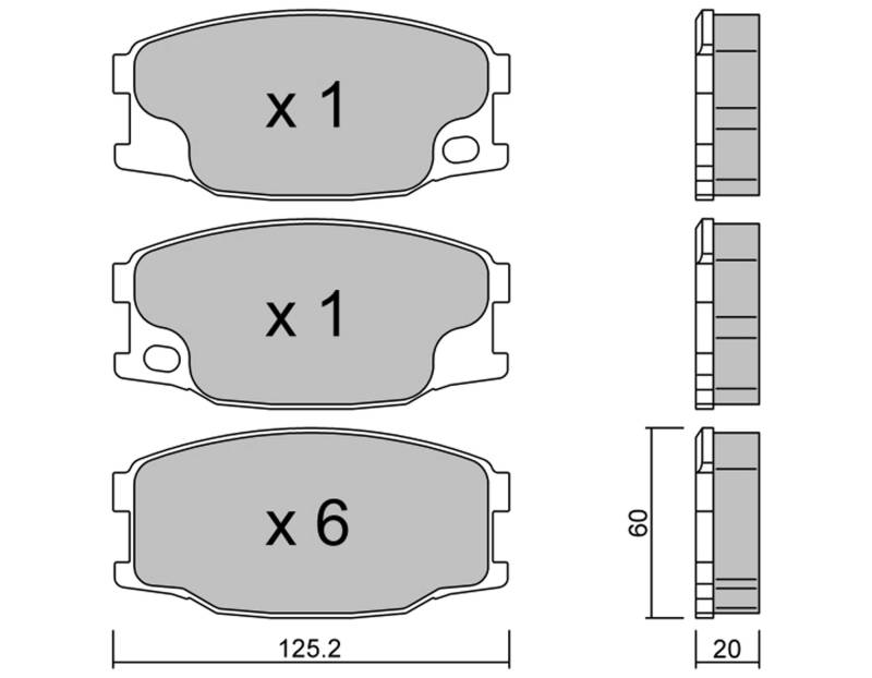 metelligroup 22-0622-0 - Bremsbeläge von metelligroup