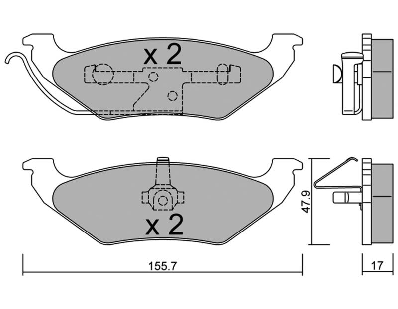 metelligroup 22-0624-0 - Bremsbeläge von metelligroup