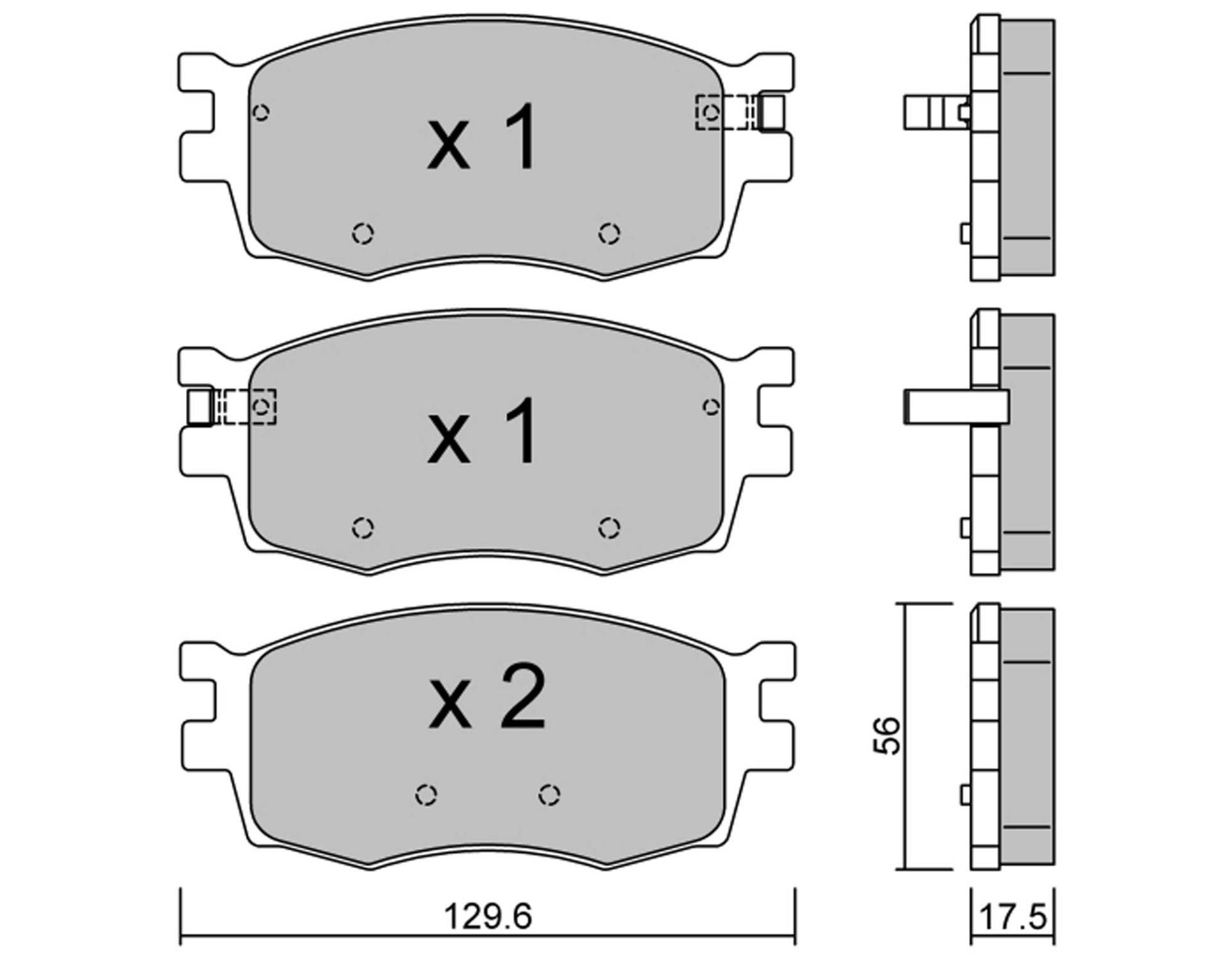 metelligroup 22-0724-0 - Bremsbeläge von metelligroup