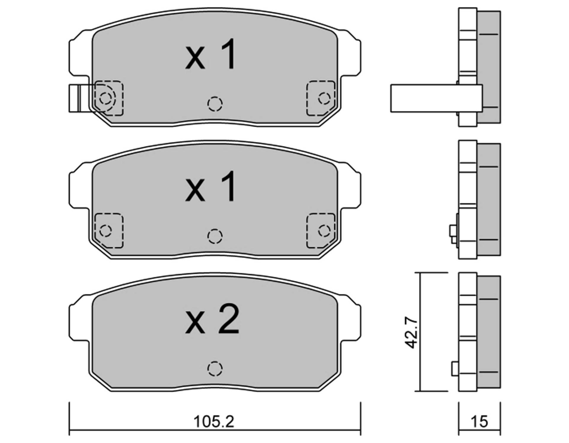 metelligroup 22-0733-0 - Bremsbeläge von metelligroup