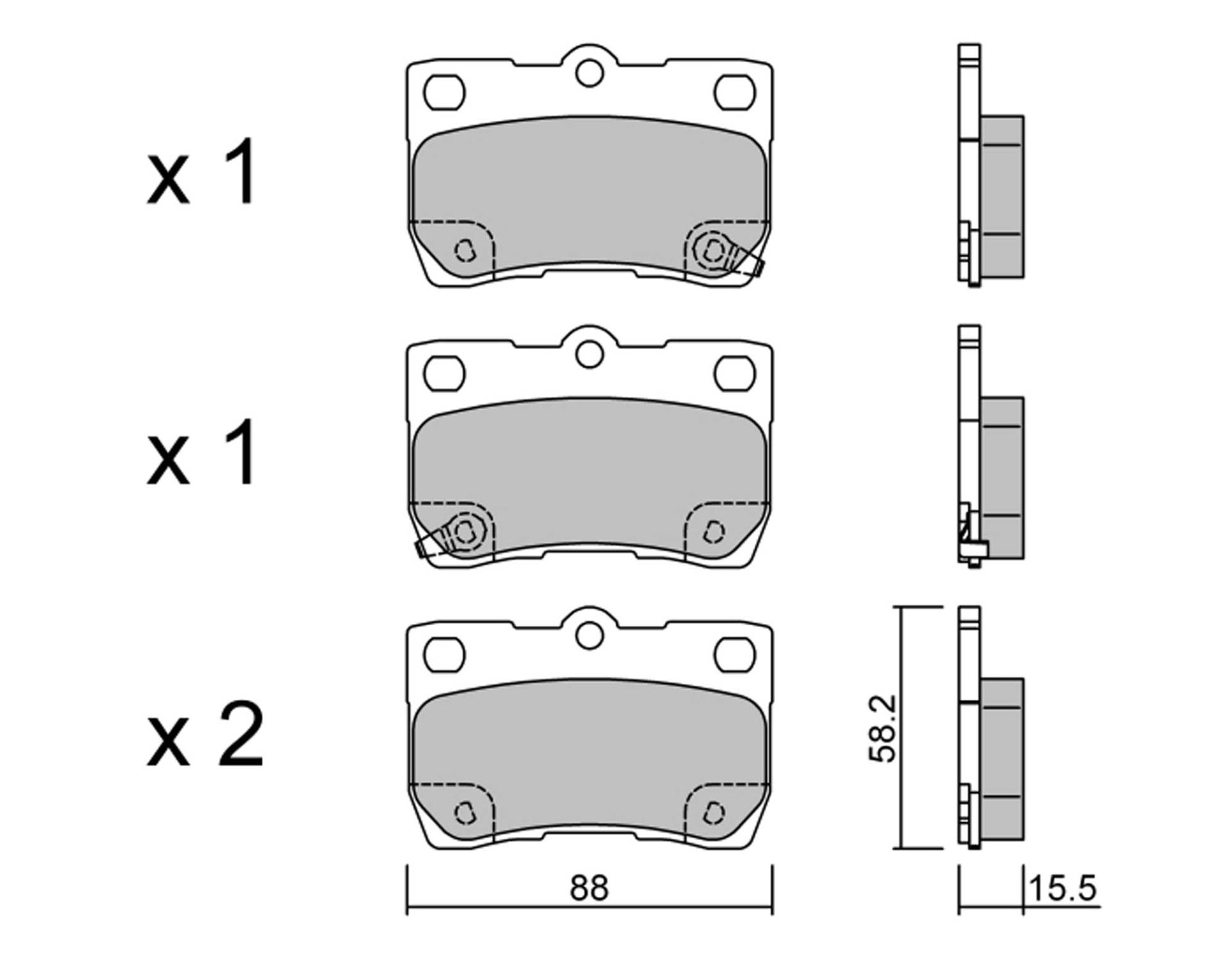 metelligroup 22-0761-0 - Bremsbeläge von metelligroup