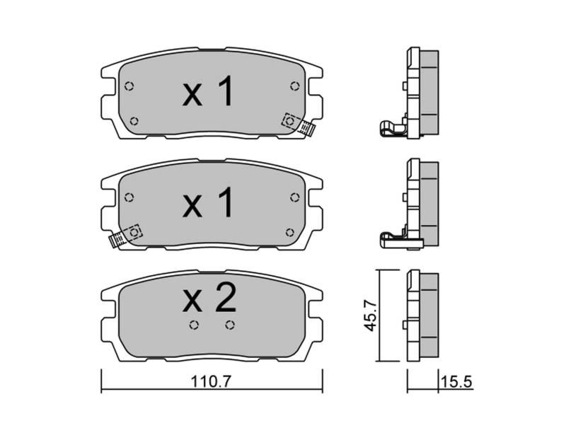 metelligroup 22-0779-0 - Made in Italy - Bremsbeläge von metelligroup