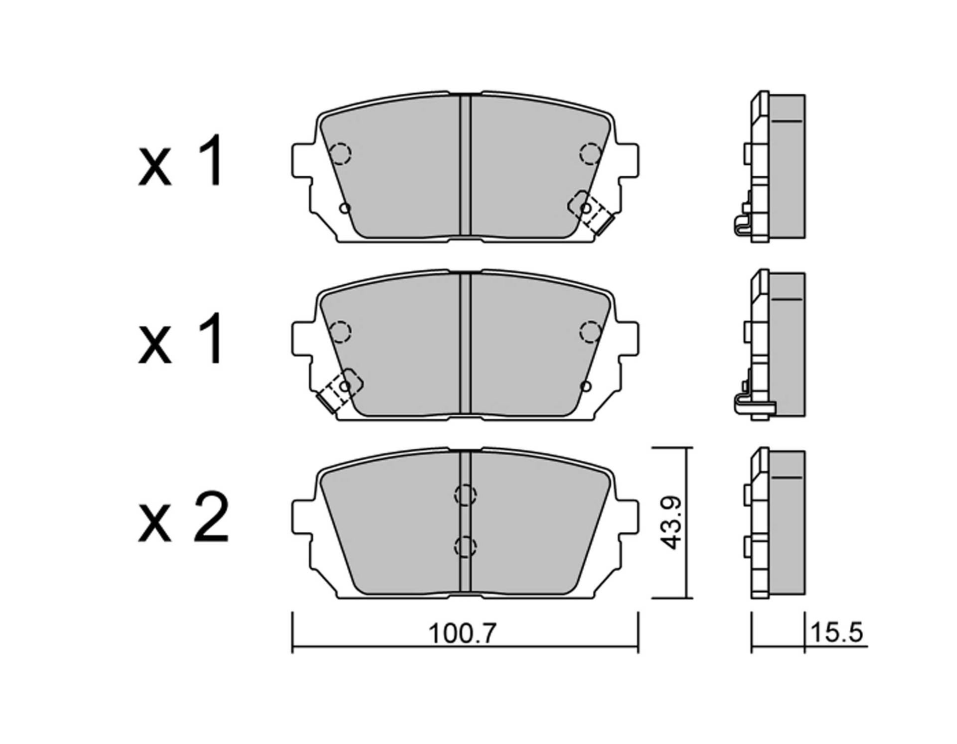 metelligroup 22-0784-0 - Bremsbeläge von metelligroup