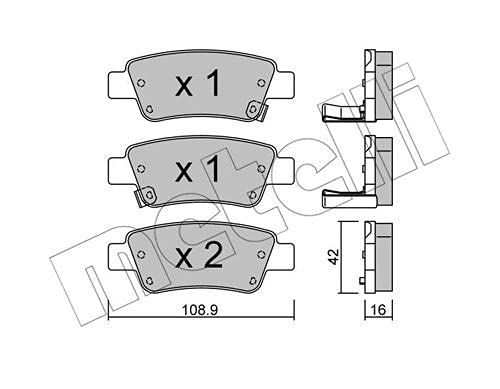 metelligroup 22-0790-0 - Made in Italy - Bremsbeläge von metelligroup