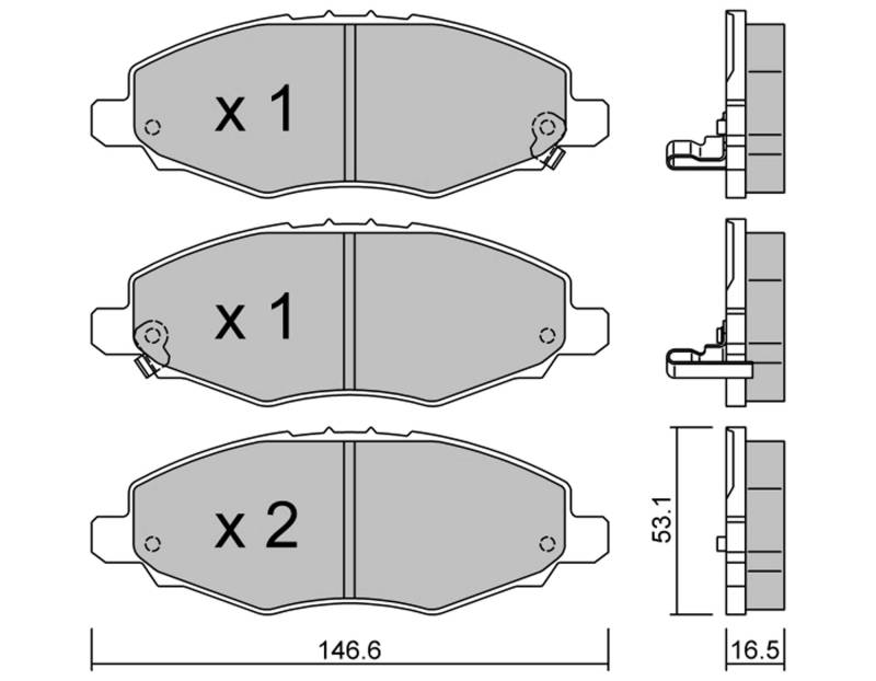 metelligroup 22-0798-0 - Bremsbeläge von metelligroup