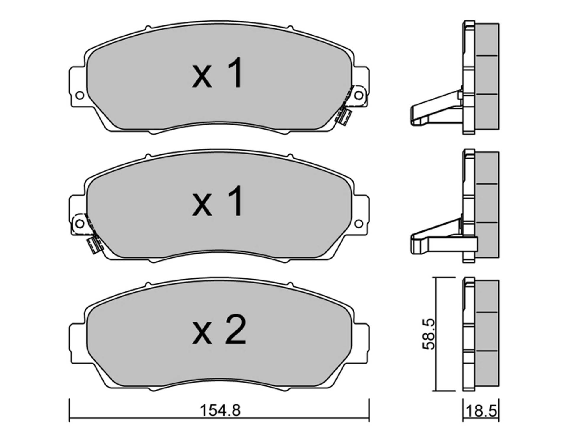 metelligroup 22-0903-0 - Bremsbeläge von metelligroup