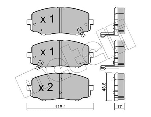 metelligroup 22-0912-0 - Bremsbeläge von metelligroup