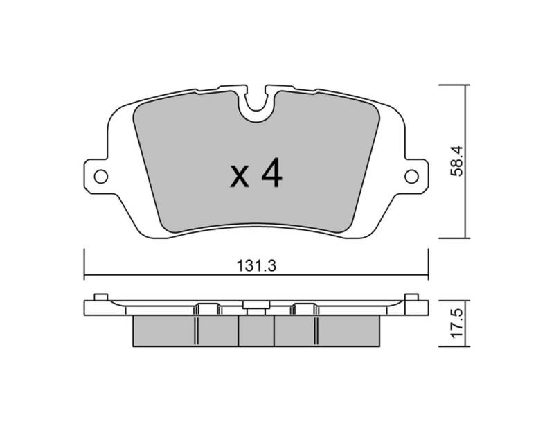 metelligroup 22-1025-0 - Made in Italy - Bremsbeläge von metelligroup