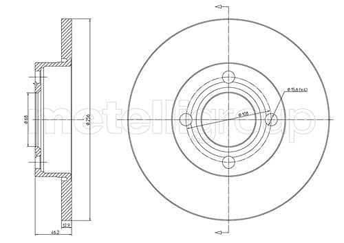 metelligroup 23-0062 - Bremsscheiben von metelligroup