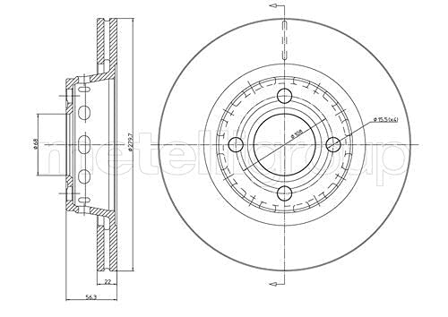 metelligroup 23-0330 - Bremsscheiben von metelligroup