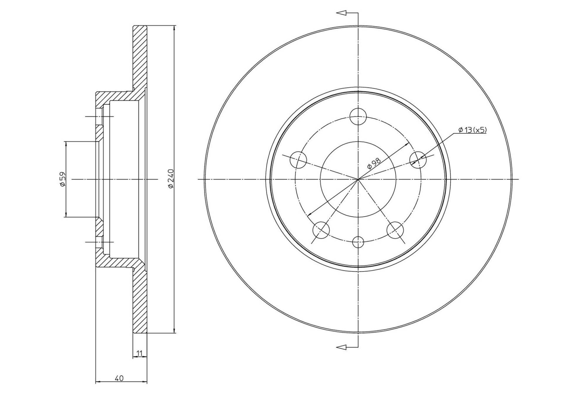 metelligroup 23-0388C - Bremsscheiben Lackiert von metelligroup