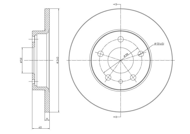 metelligroup 23-0388C - Bremsscheiben Lackiert von metelligroup