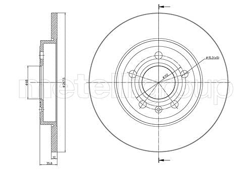 metelligroup 23-0855C - Bremsscheiben Lackiert von metelligroup