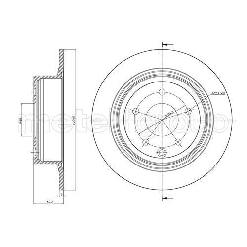 metelligroup 23-0903C - Bremsscheiben Lackiert von metelligroup