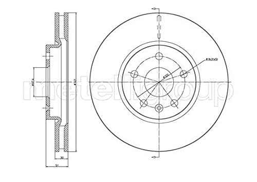 metelligroup 23-1005C - Bremsscheiben Lackiert von metelligroup