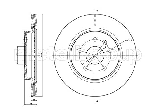 metelligroup 23-1009C - Bremsscheiben Lackiert von metelligroup