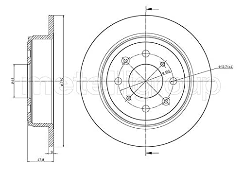 metelligroup 23-1049C - Bremsscheiben Lackiert von metelligroup