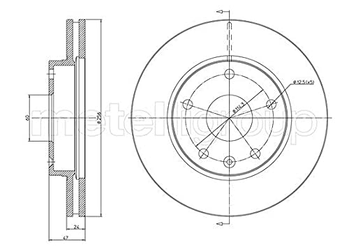 metelligroup 23-1137 - Bremsscheiben von metelligroup