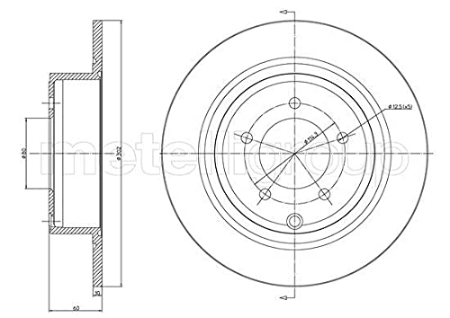 metelligroup 23-1223C - Bremsscheiben Lackiert von metelligroup