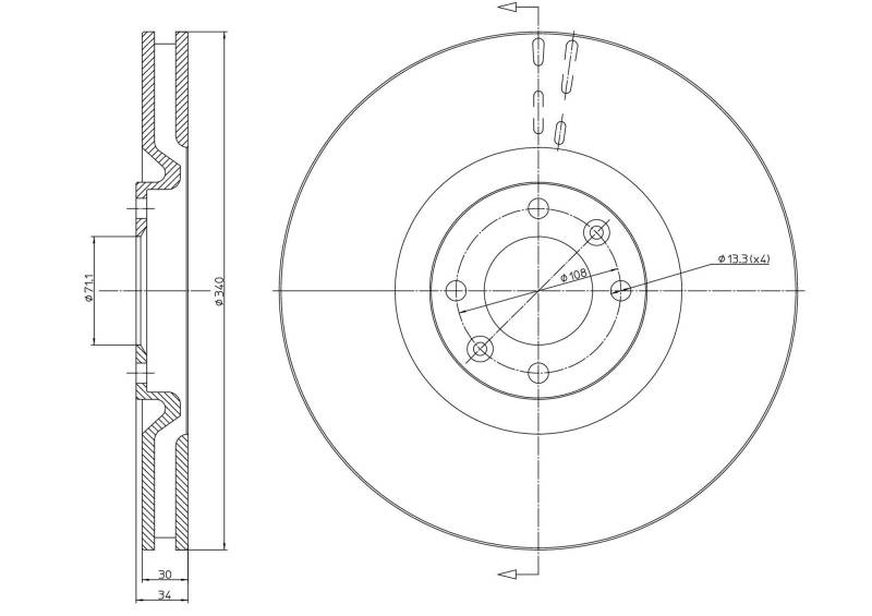 metelligroup 23-1483C - Bremsscheiben Lackiert von metelligroup