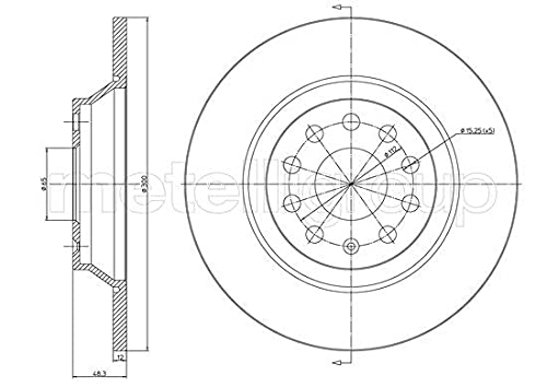 metelligroup 23-1519C - Bremsscheiben Lackiert von metelligroup