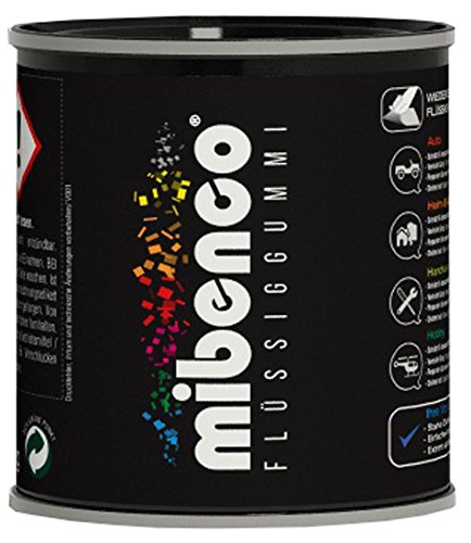 mibenco 72816034 Flüssiggummi Pur, 175 g, Türkis Glänzend - Schutz und Isolation zum Tauchen und Pinseln von mibenco