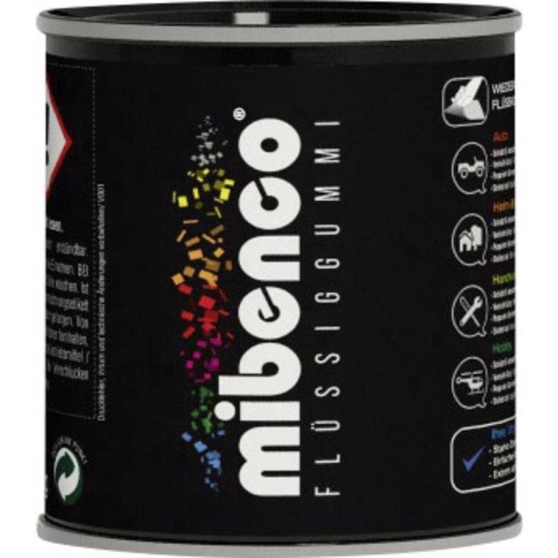 mibenco 72820000 Flüssiggummi PUR, 175 g, Klar Matt - Schutz und Isolation zum Tauchen und Pinseln von mibenco