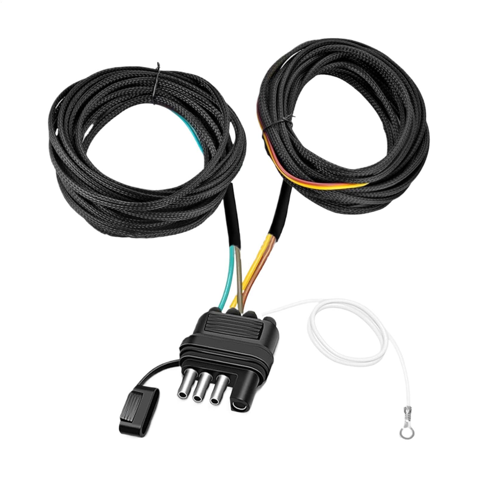 4 Pin Harness, 5 Wire Trailer, Trailer Wiring Kit, 4 Pin Connector, Copper Trailer Wiring, Boat Trailer Harness, Flat Trailer Wiring, 26FT Wiring Harness, Trailer Rewiring Kit, Wiring Connector 4 Pin, von mivceklw