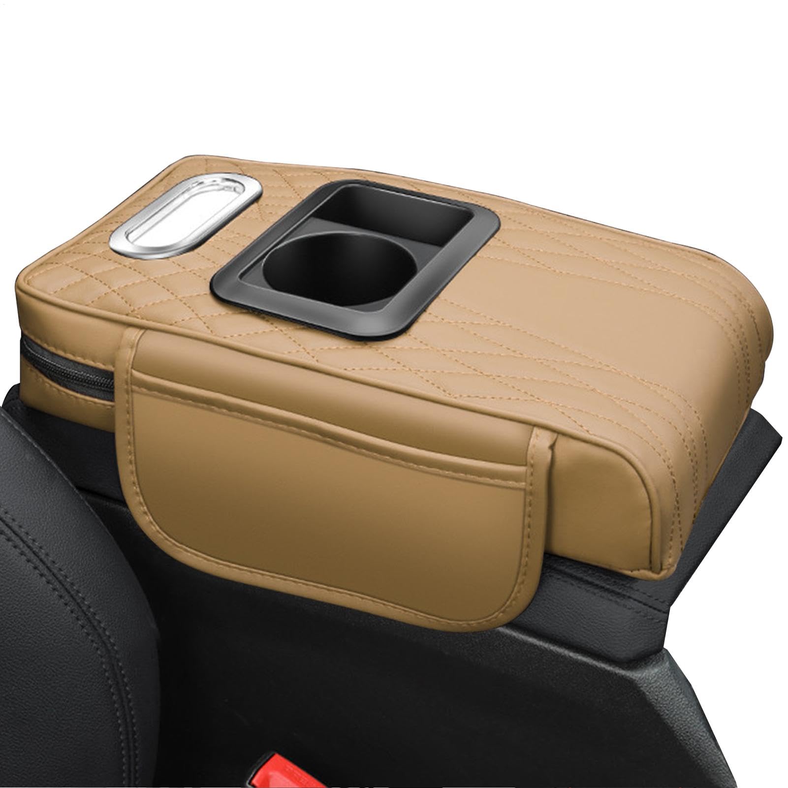 Auto-Armrest Pad, Mittelkonsole, Armrest Pillow Cover, Autoinnenausstattung mit ergonomischem Komfort und multifunktionaler Speicherfunktion für , Truck und -Innenräume von mivceklw