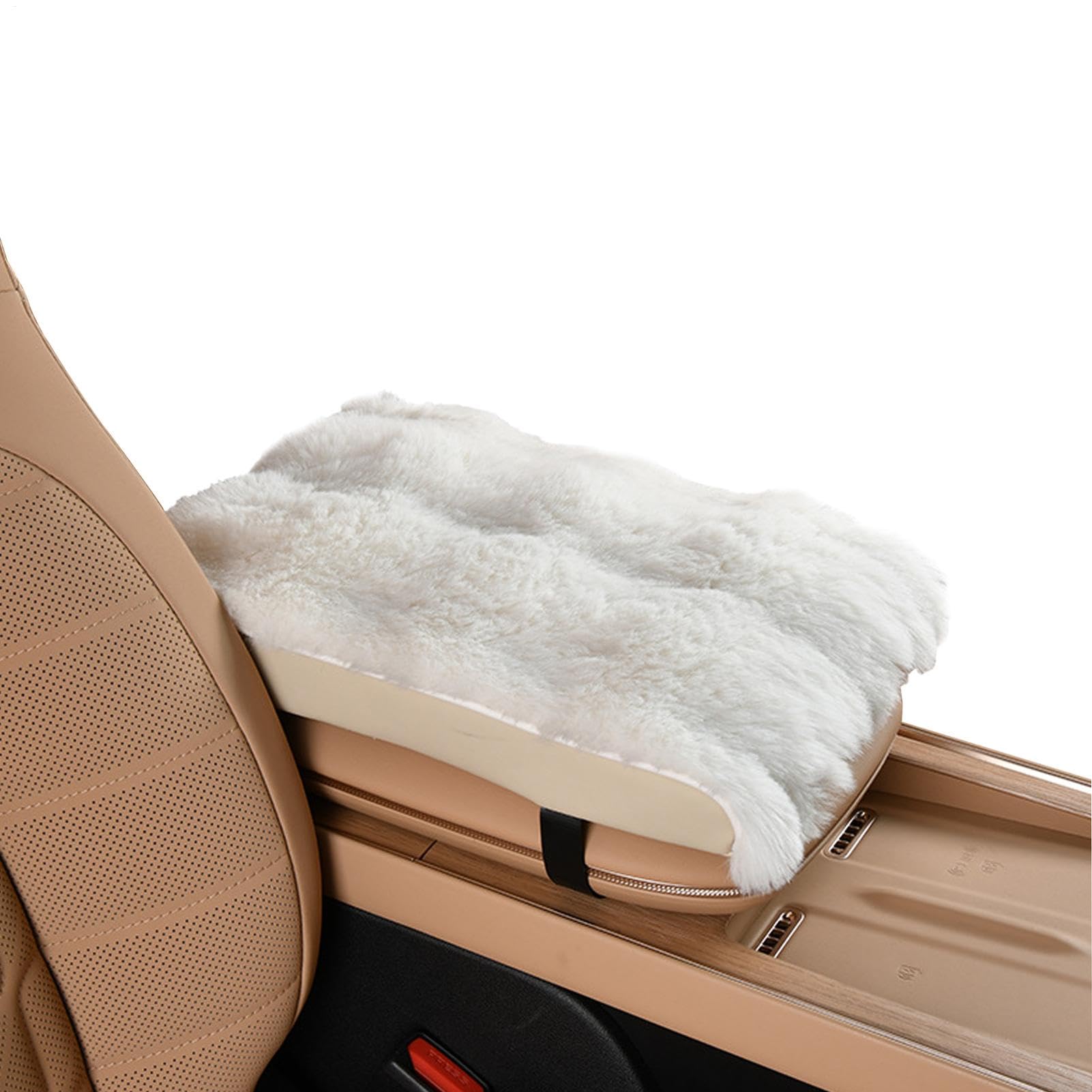 Center Console Cushion, Booster Pads Cushion, Protective Console Tissue Box, Heighten Console Cover with Stylish and Plush Material for Enhanced Driving Experience (1 Piece) von mivceklw