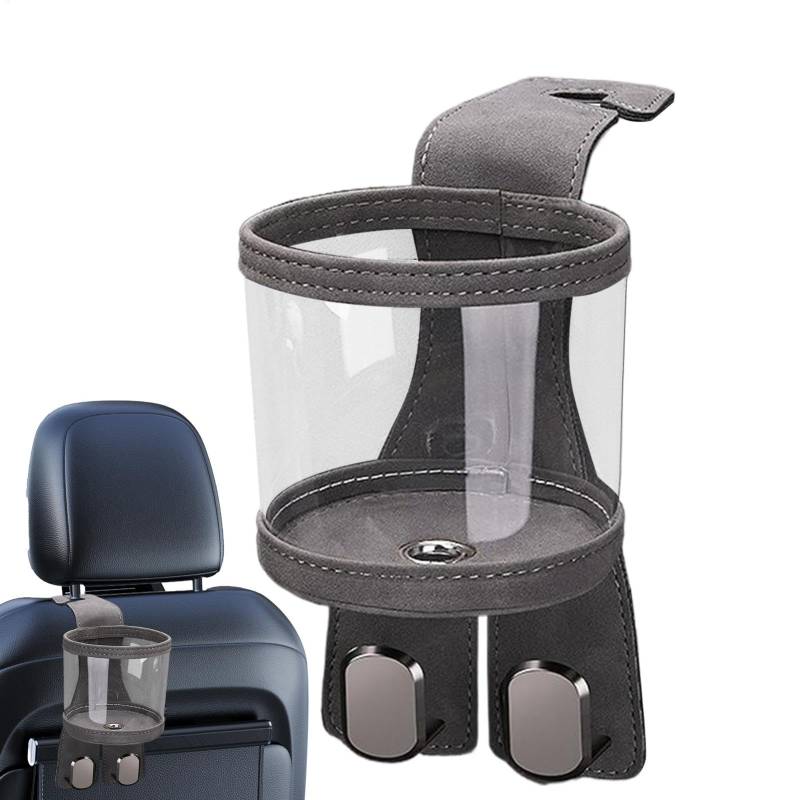 Headrest Cup Holder, Car Drink Holder, Seatback Hanger, Car Beverage Storage with Space Saving and Strong Solution for Long Road Trips, Daily Commutes, and Family Outings von mivceklw