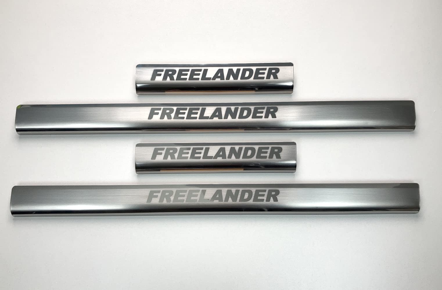 mne parts Für Land Rover Freelander II L359 2006+2014 4 Stück Chrom Einstiegsleisten Schutz 4 Türen Edelstahl von mne parts