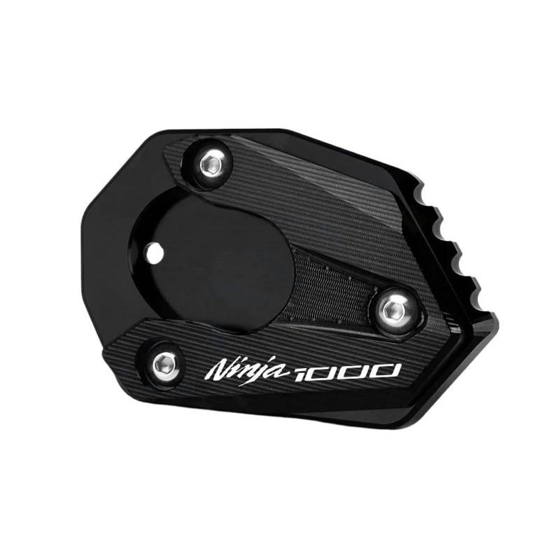 Für 300 Ninja650 Ninja1000 Ninja 300 650 1000SX Kickstand Seitenständer Pad Vergrößern Verlängerung Fußplatte(Black c) von mojieou