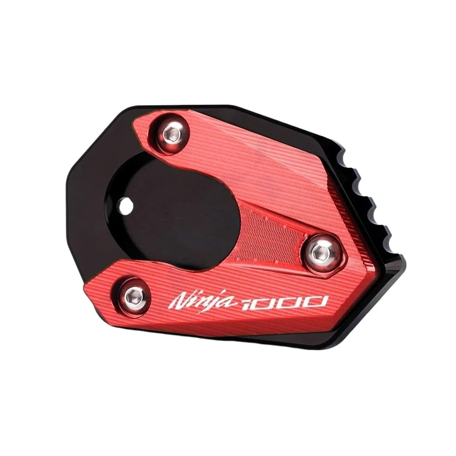 Für 300 Ninja650 Ninja1000 Ninja 300 650 1000SX Kickstand Seitenständer Pad Vergrößern Verlängerung Fußplatte(Red c) von mojieou