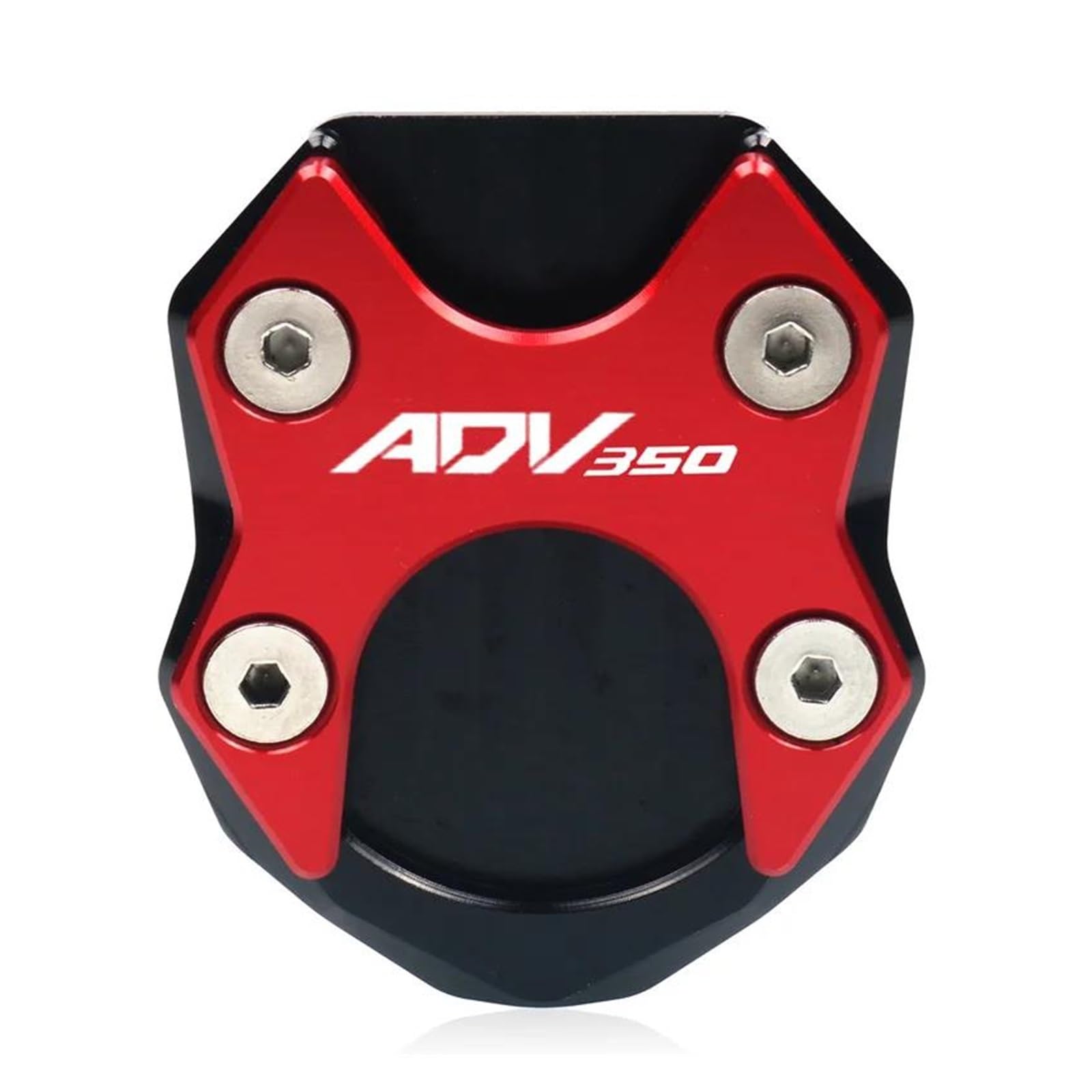 Für ADV150 ADV250 ADV350 ADV 150 250 CNC Kickstand Fuß Seite Stehen Verlängerung Pad Unterstützung Platte Vergrößern Stehen(Red) von mojieou