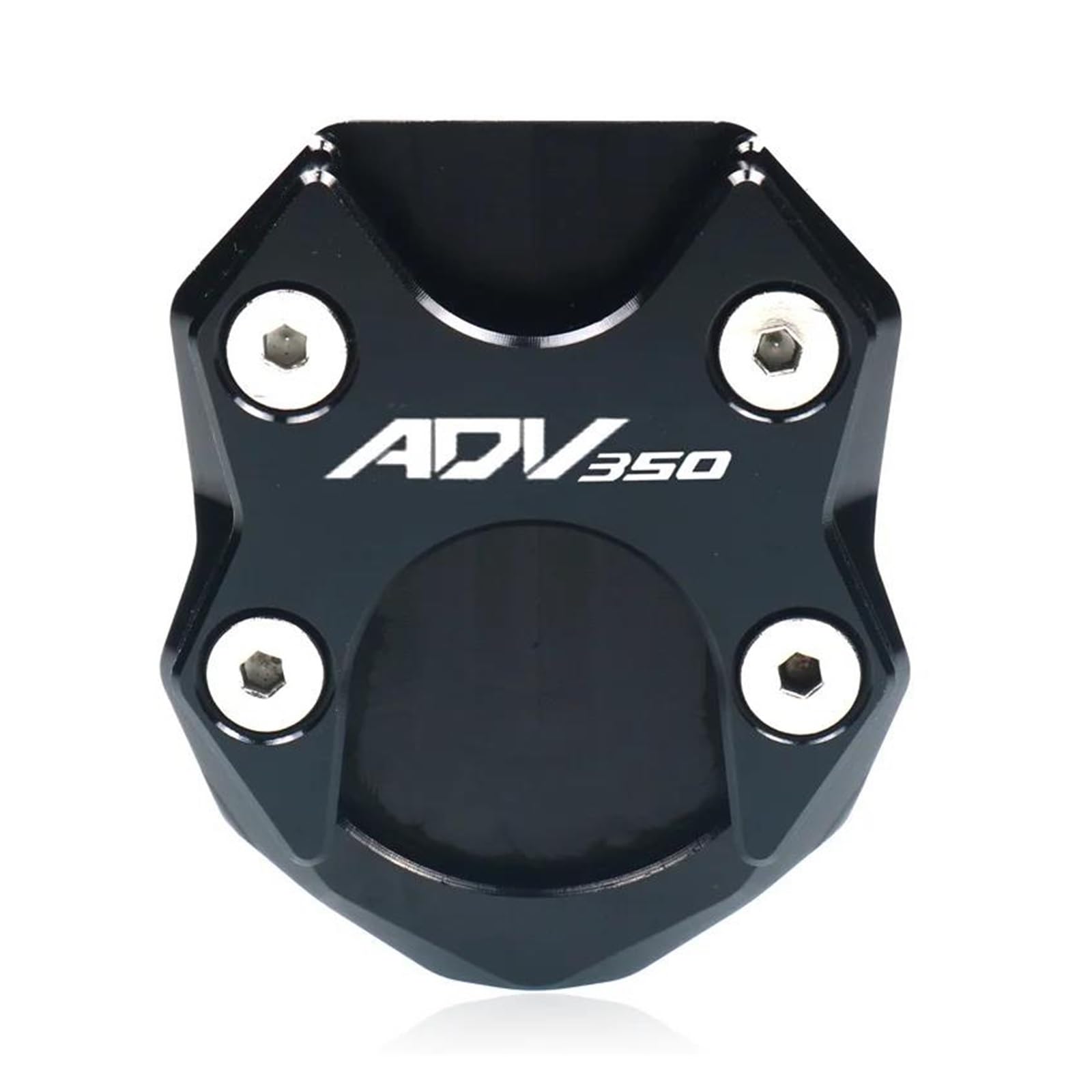 Für ADV150 ADV250 ADV350 ADV 150 250 CNC Kickstand Fuß Seite Stehen Verlängerung Pad Unterstützung Platte Vergrößern Stehen(Schwarz) von mojieou