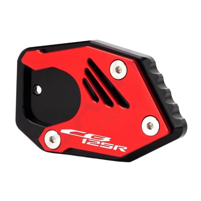 Für CB125R CB 125R CB125 R 2018 2019-2021 Motorrad Kickstand Seitenständerverlängerung Vergrößerungspad(Red) von mojieou