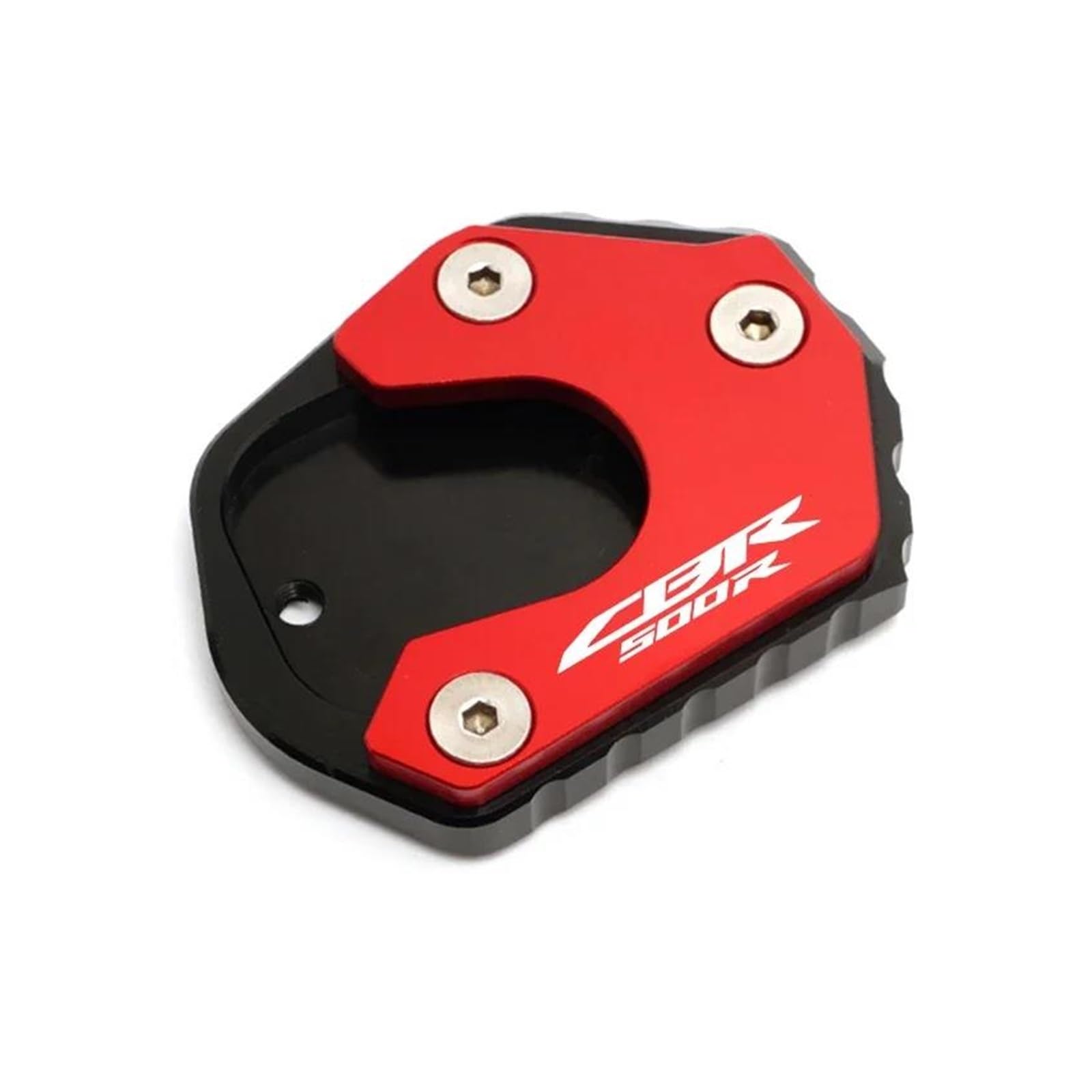 Für CBR500R CBR 500R 2013-2021 CNC-Reifenventilkappe Seitenständer-Verlängerungskissen-Stützplatte(Red b) von mojieou