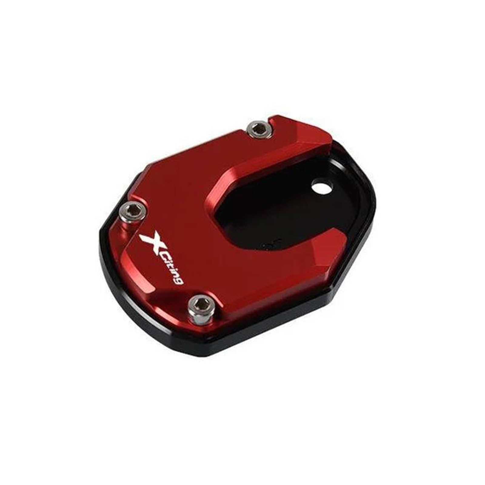 Für KYMCO Xciting 250 400 DTX360 DTX 360 Downtown 300 300i 350i 200i Seitenständer-Verlängerungspolster-Stützplatte(Red b) von mojieou