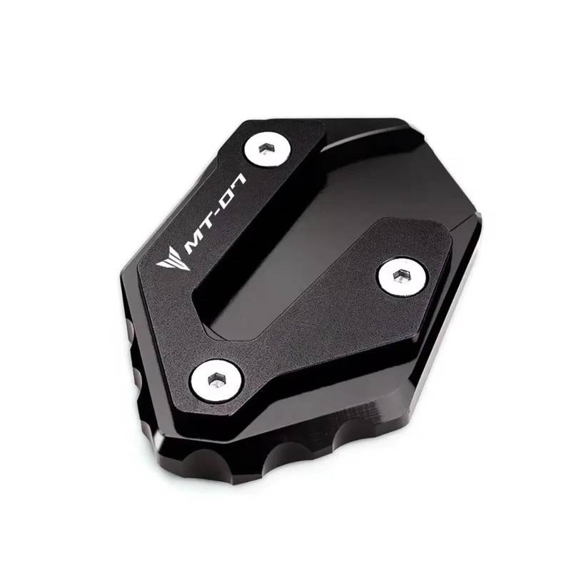 Für MT07 MT-07 Mt07 2014-2021 2022 2023 2024 Seitenständer Vergrößern Kickstand Extension Plate Pad Schlüsselanhänger Ring(Black d) von mojieou