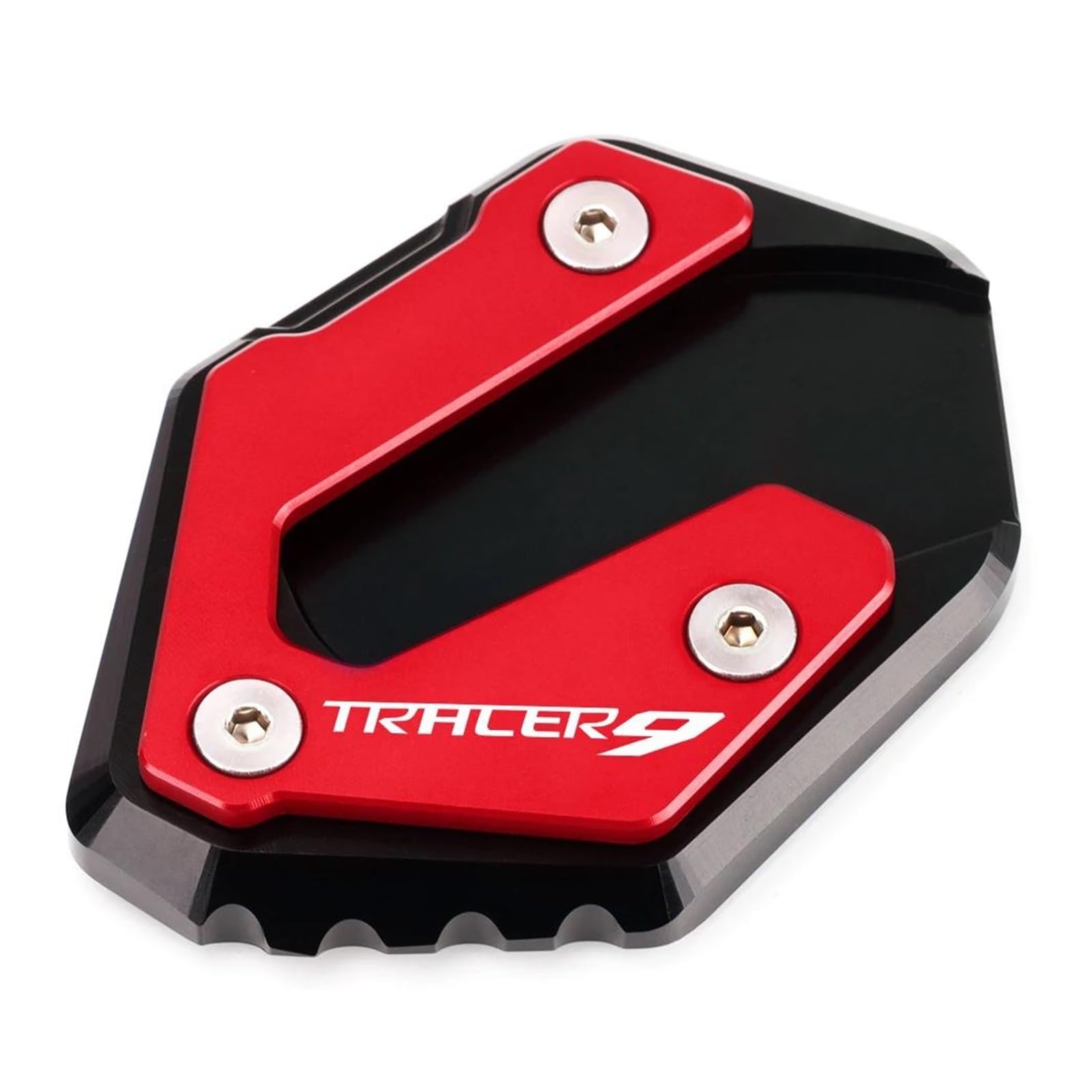 Für MT09 MT-09 FJ09 Tracer 9 XSR900 2014-2022 Kickstand Fuß Seite Stehen Verlängerung Pad Unterstützung Platte Vergrößern(Red d) von mojieou